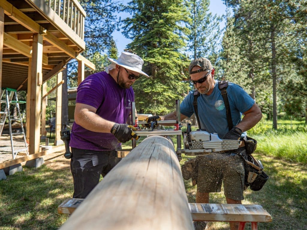 The Purple Rain Construction team