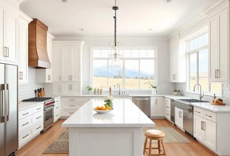 Modern remodeled kitchen in Central Oregon