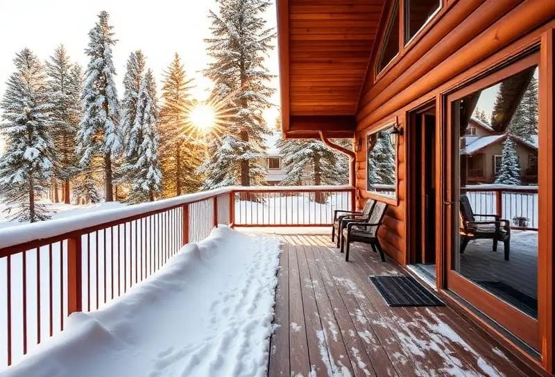 Sunriver deck being maintained and sealed